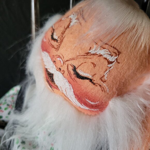 Vintage Annalee Santa Sleeping In Rocking Chair Doll, Vintage Christmas - Picture 9 of 9
